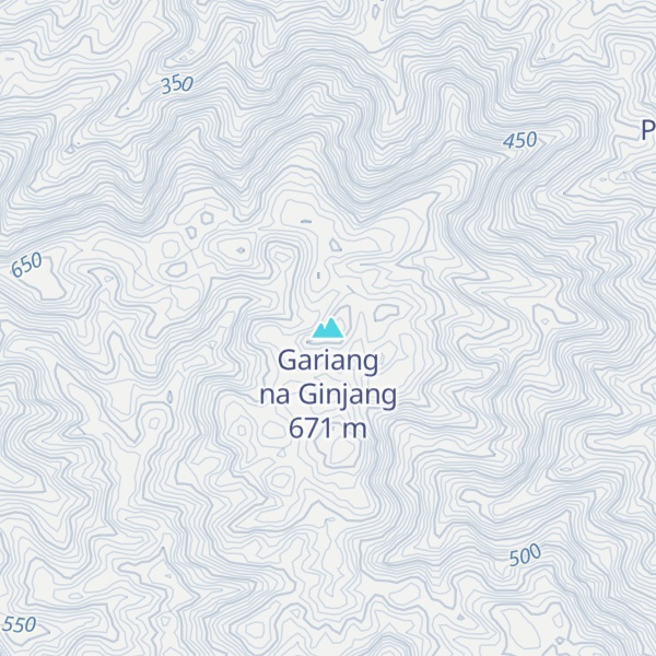 Map of Gariang na Ginjang