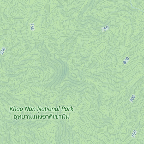 Map of Khao Lek