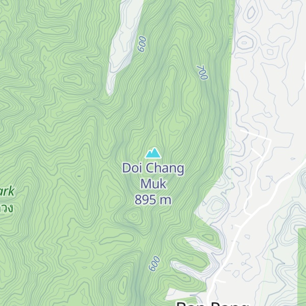 Map of Doi Chang Muk