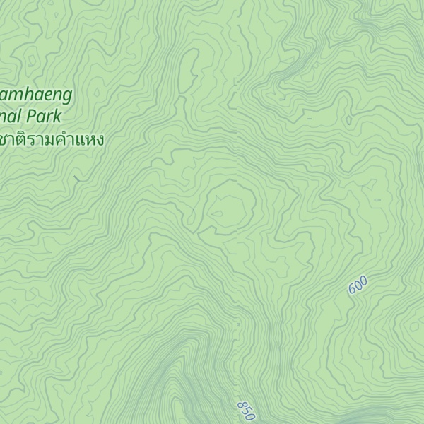 Map of Khao Nam Tok