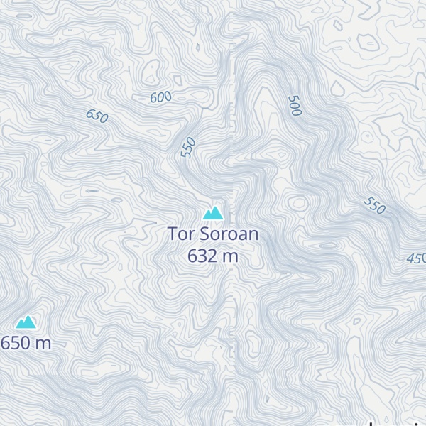 Map of Tor Soroan