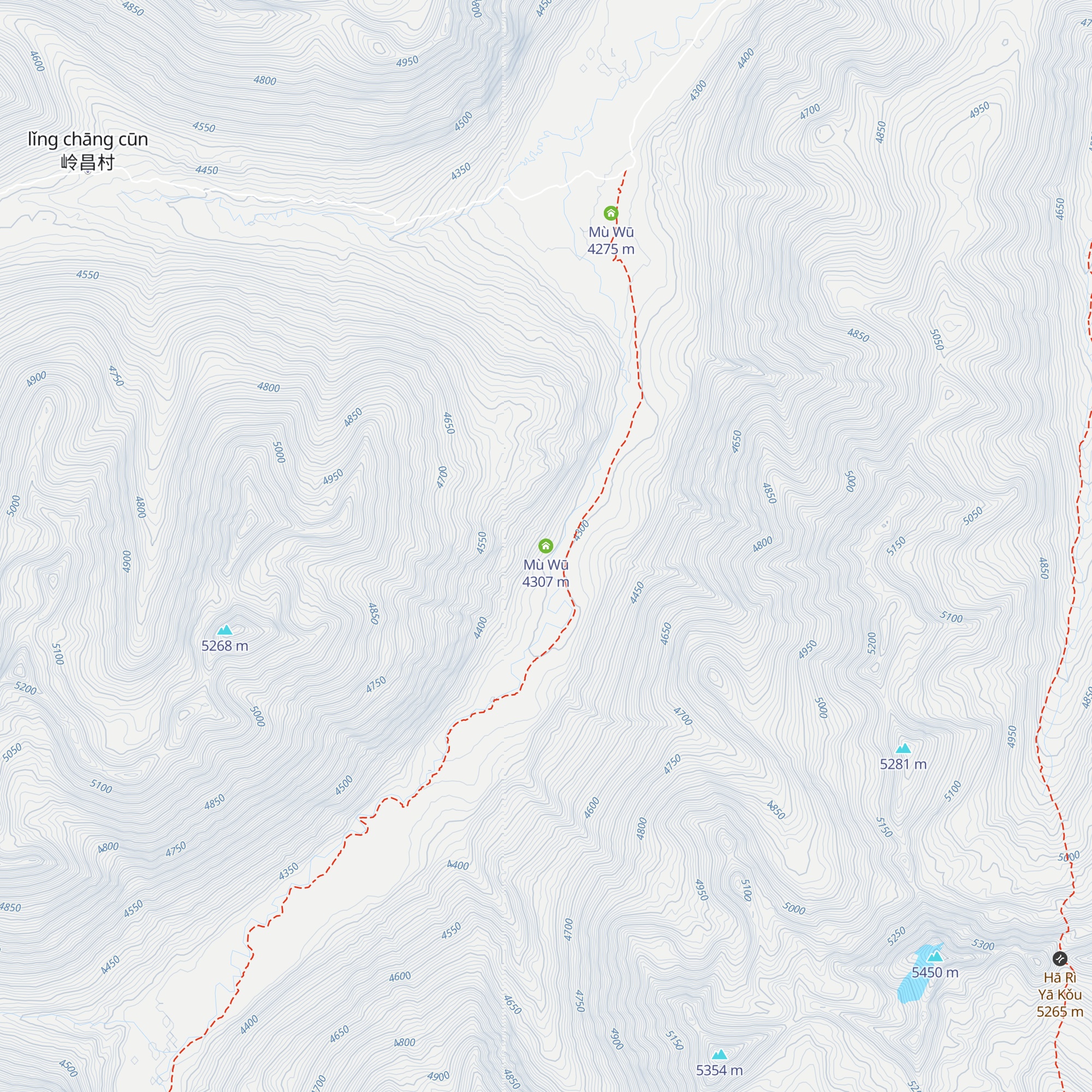 Mù Wū map