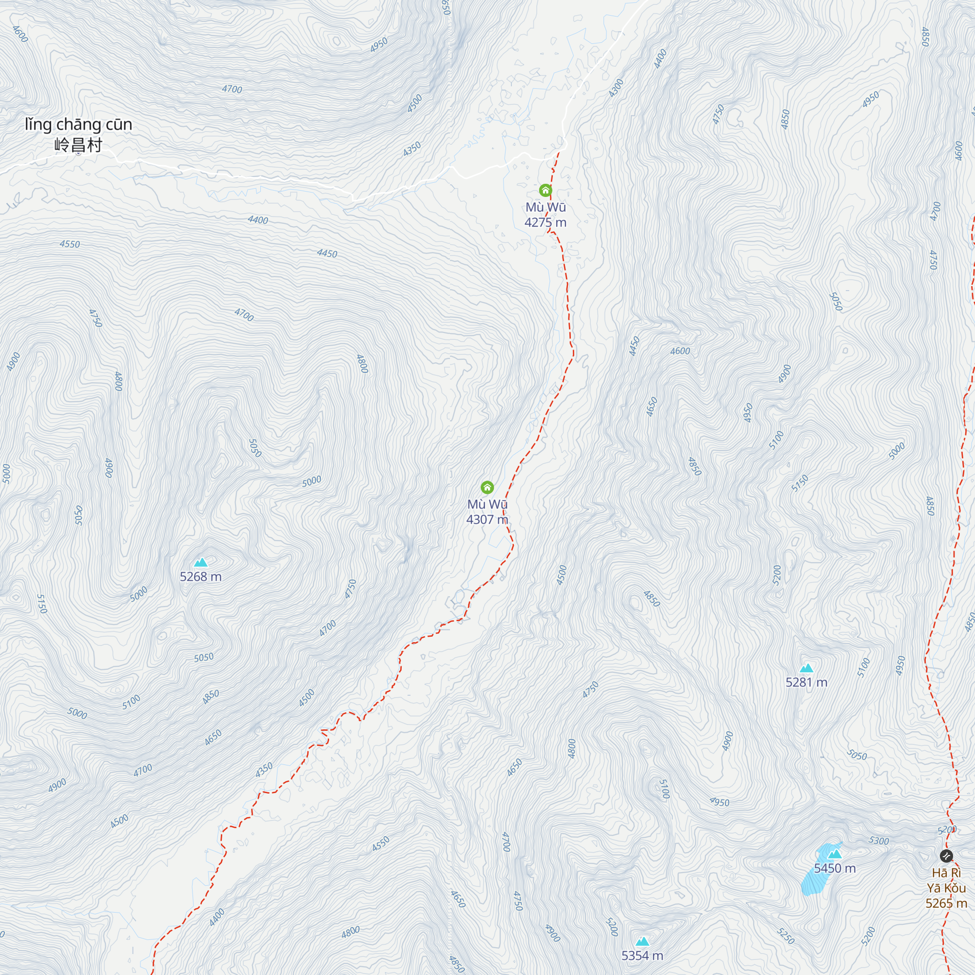Mù Wū map
