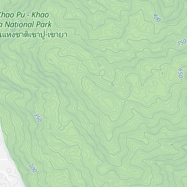 Map of Khao Li