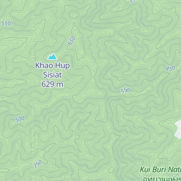 Map of Khao Hup Fak