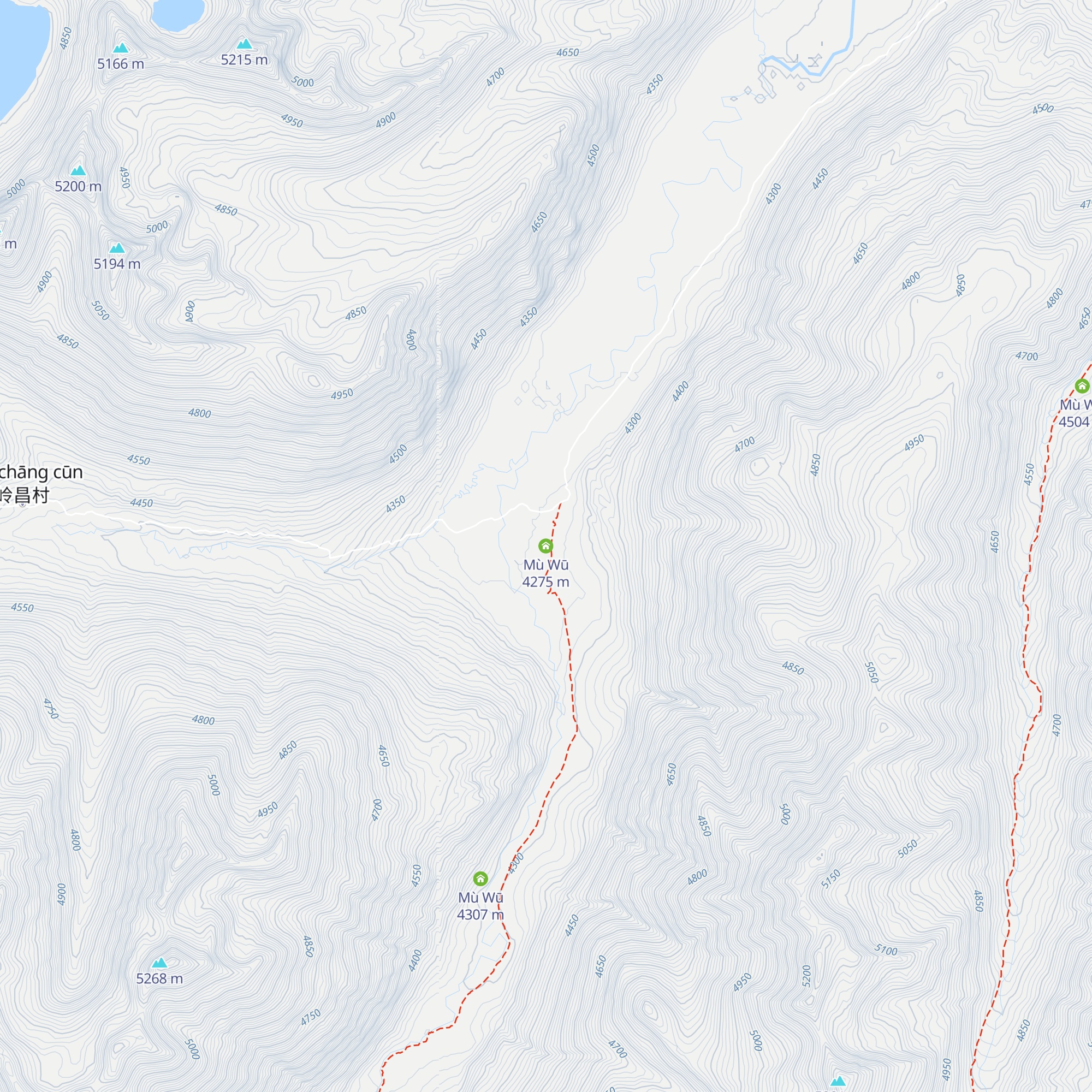 Mù Wū map