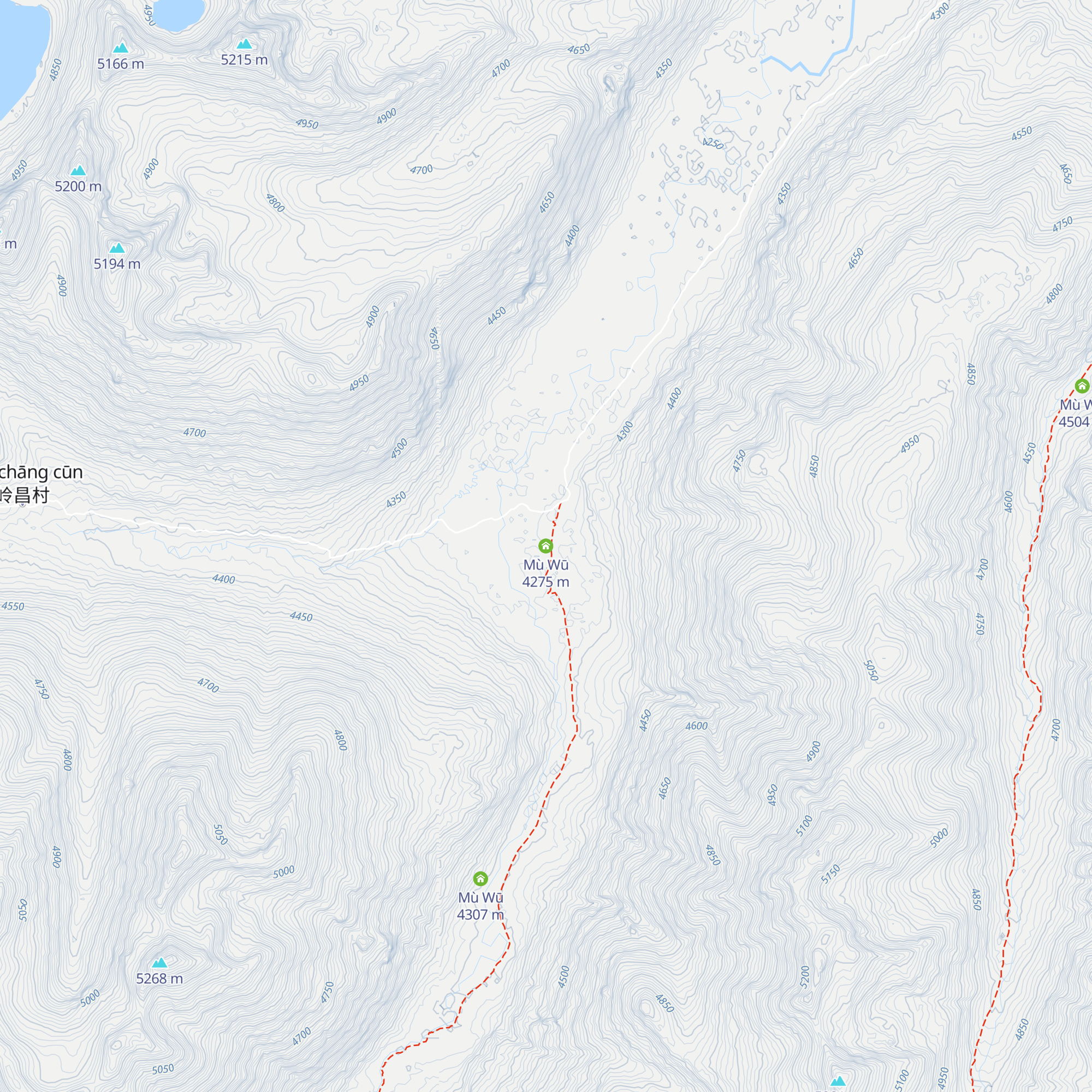 Mù Wū map