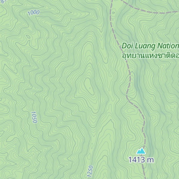 Map of Doi Luang