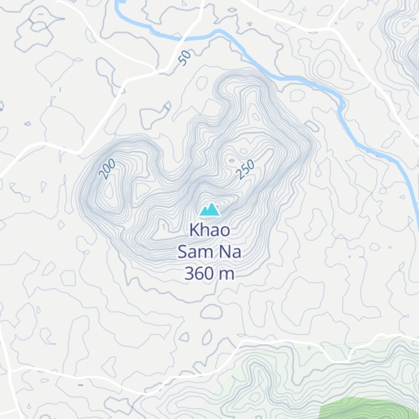 Map of Khao Sam Na