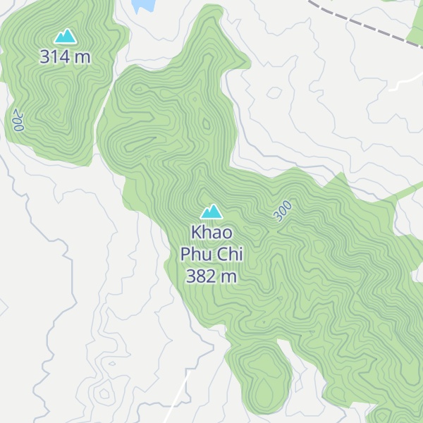 Map of Khao Phu Chi