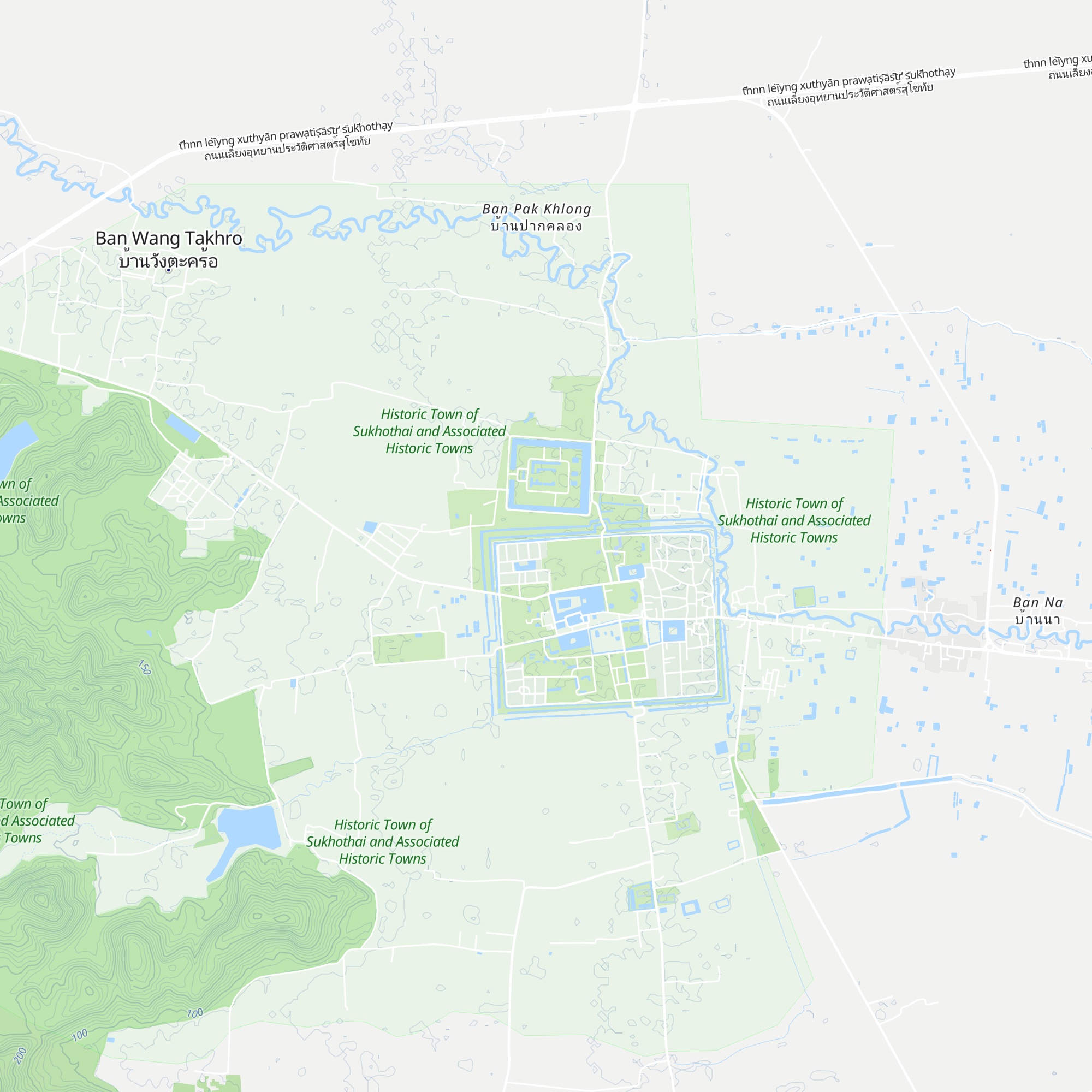 Sukho Thai Chalet map