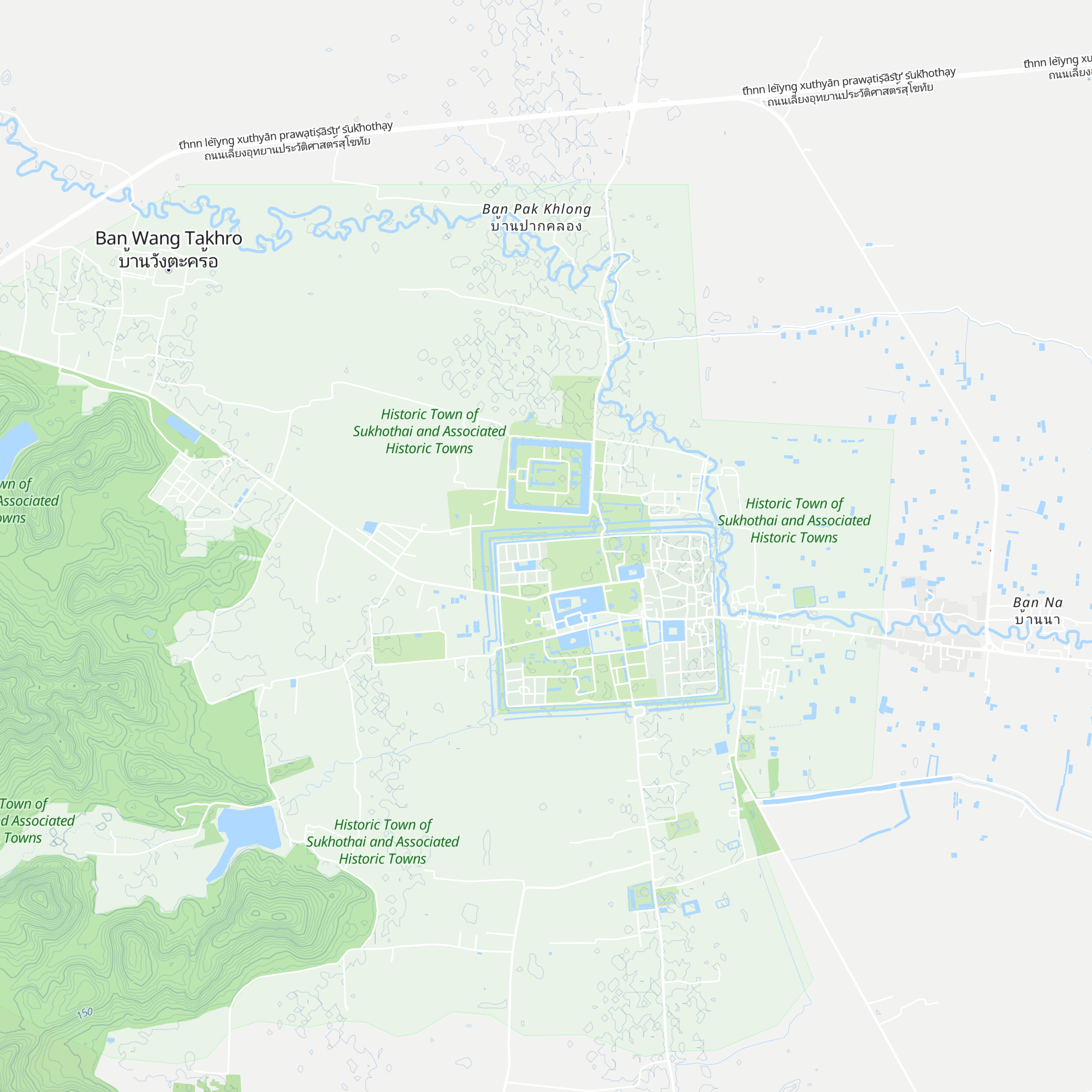 Sukho Thai Chalet map