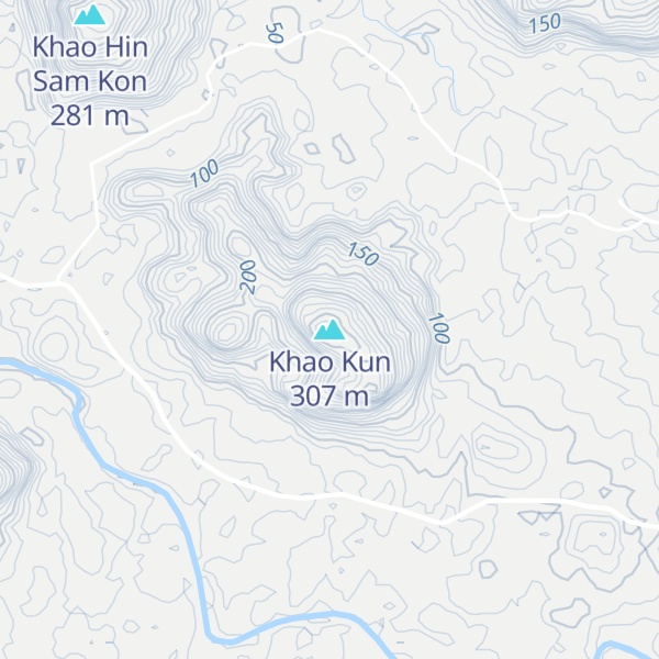 Map of Khao Kun