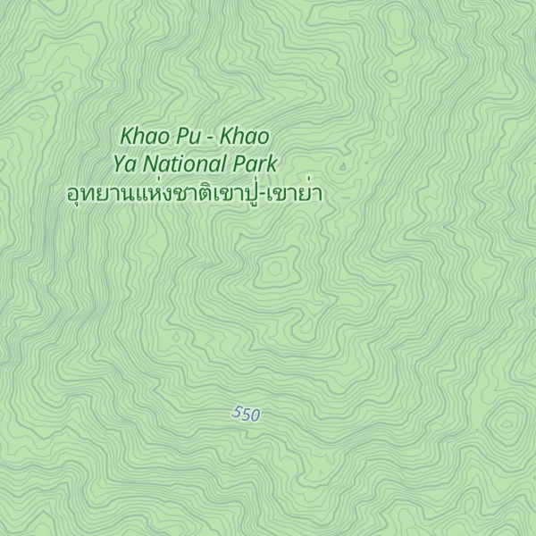 Map of Khao Lam Phae