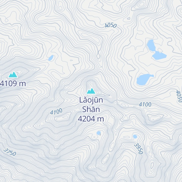 Map of Lǎojūn Shān