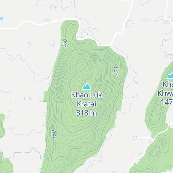 Map of Khao Luk Kratai
