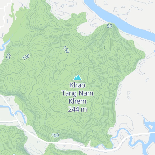 Map of Khao Tang Nam Khem