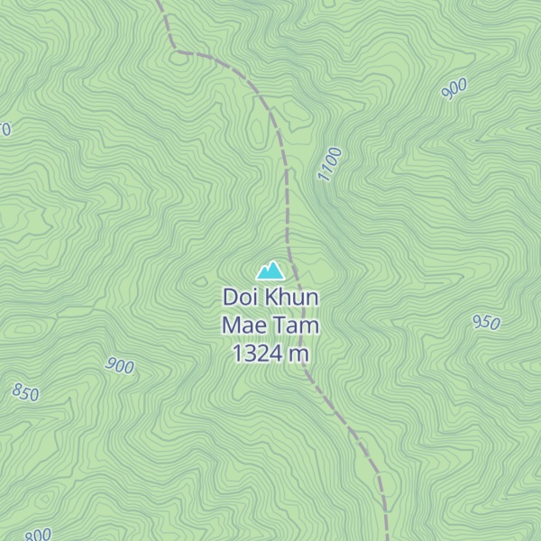 Map of Doi Khun Mae Tam