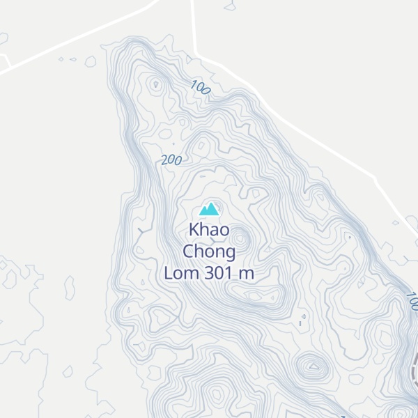 Map of Khao Chong Lom