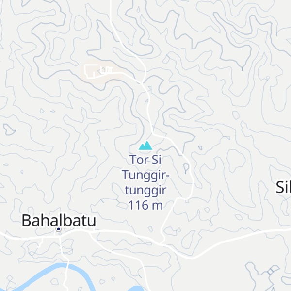 Map of Tor Si Tunggir-tunggir