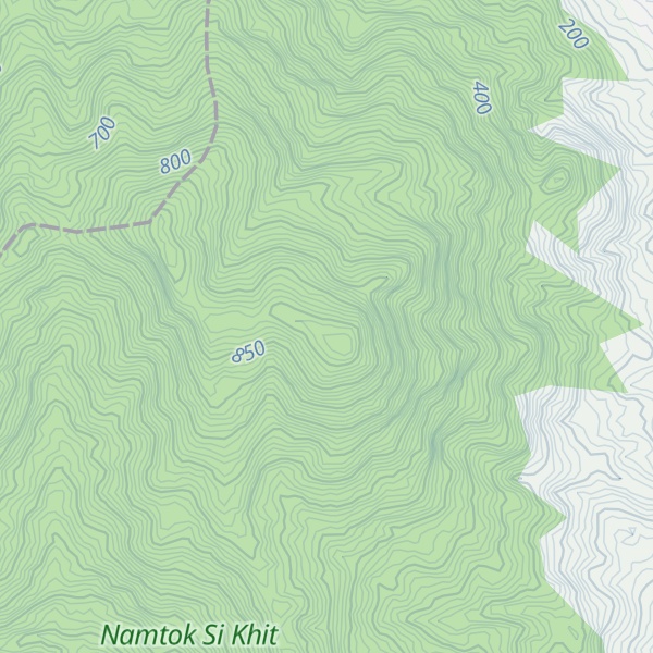 Map of Khao Khi Mot