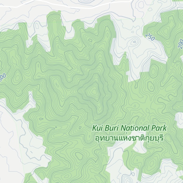 Map of Khao Kalong Fang