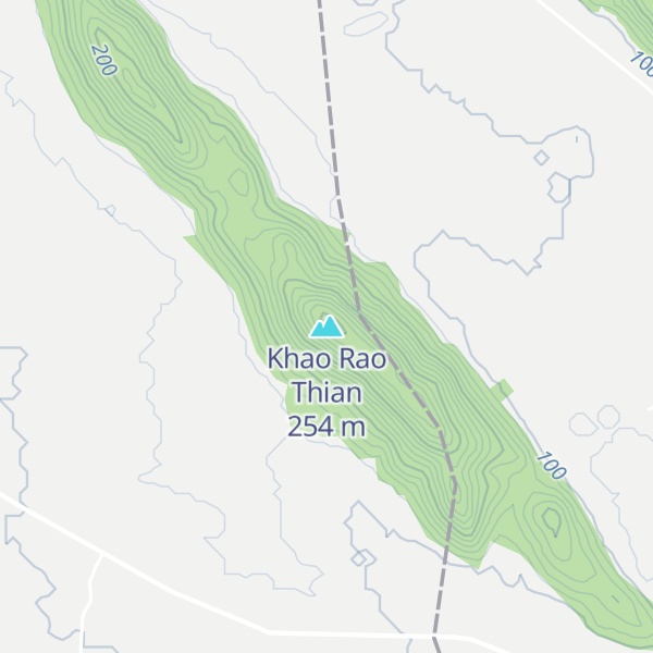 Map of Khao Rao Thian