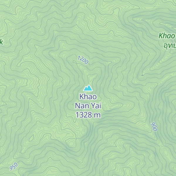 Map of Khao Nan Yai