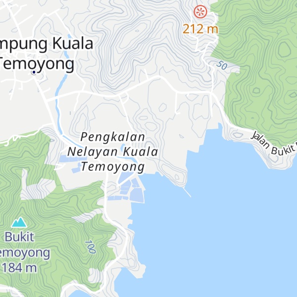 Map of Bukit Tanjung Sembilan