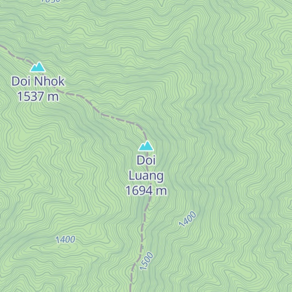 Map of Doi Luang