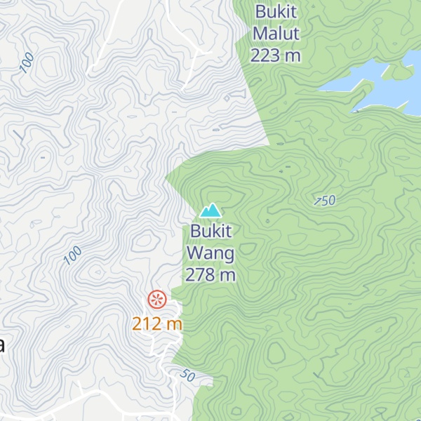 Map of Bukit Wang