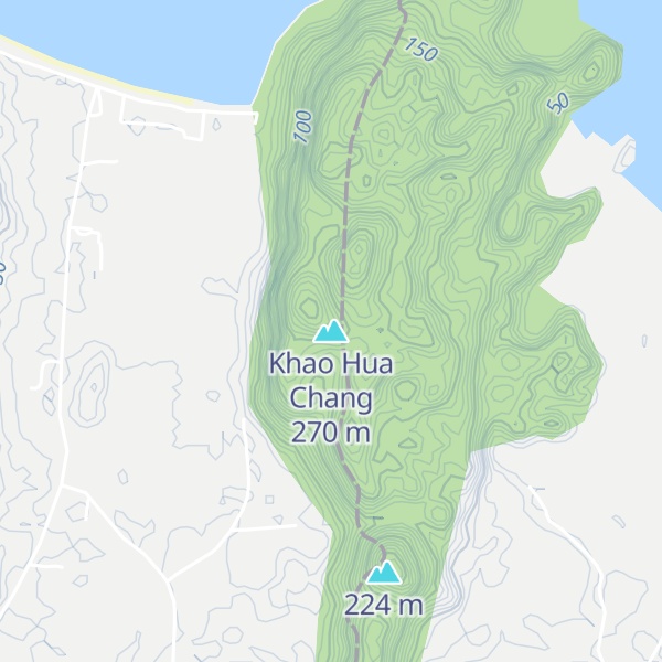Map of Khao Hua Chang