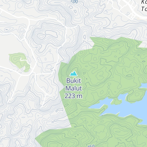 Map of Bukit Malut
