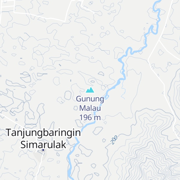 Map of Gunung Malau
