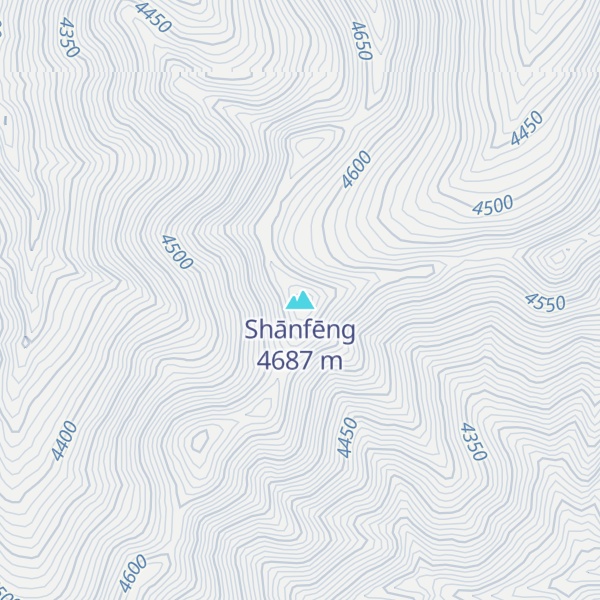Map of Shānfēng