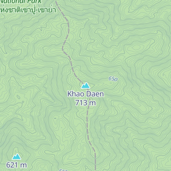 Map of Khao Daen