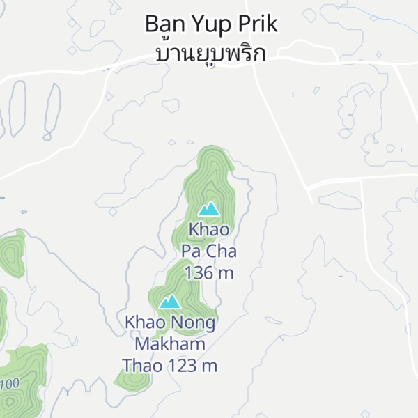 Map of Khao Pa Cha