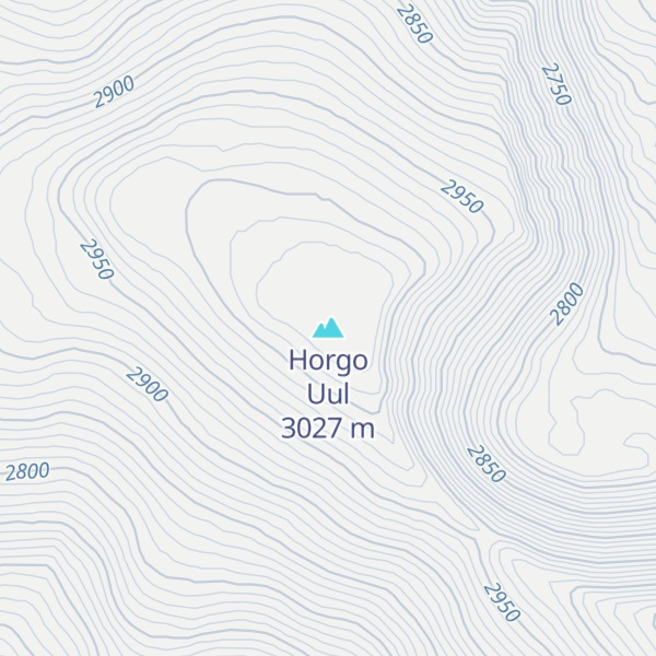 Map of Horgo Uul