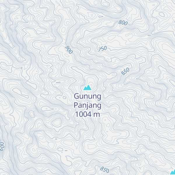 Map of Gunung Panjang