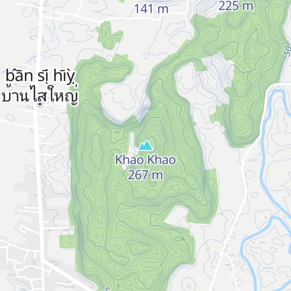 Map of Khao Khao