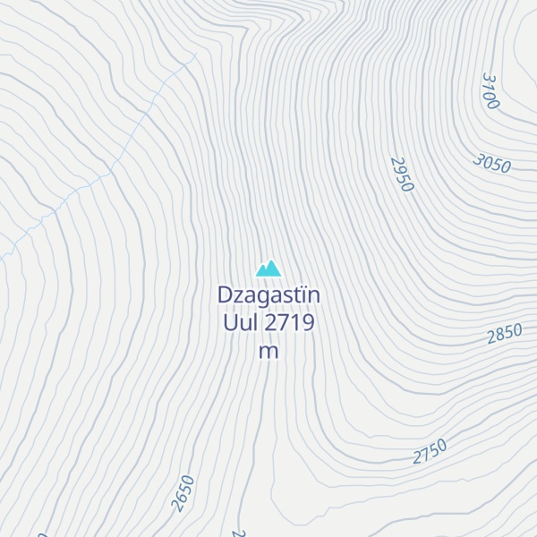 Map of Dzagastïn Uul