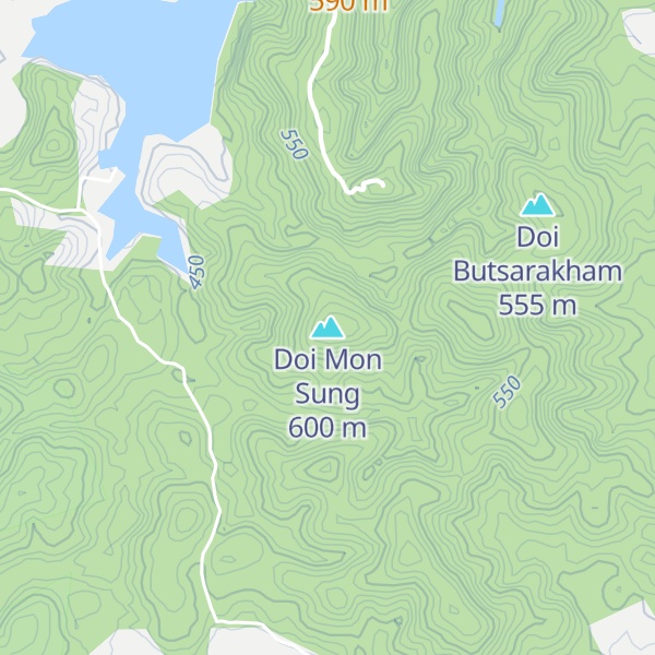 Map of Doi Mon Sung