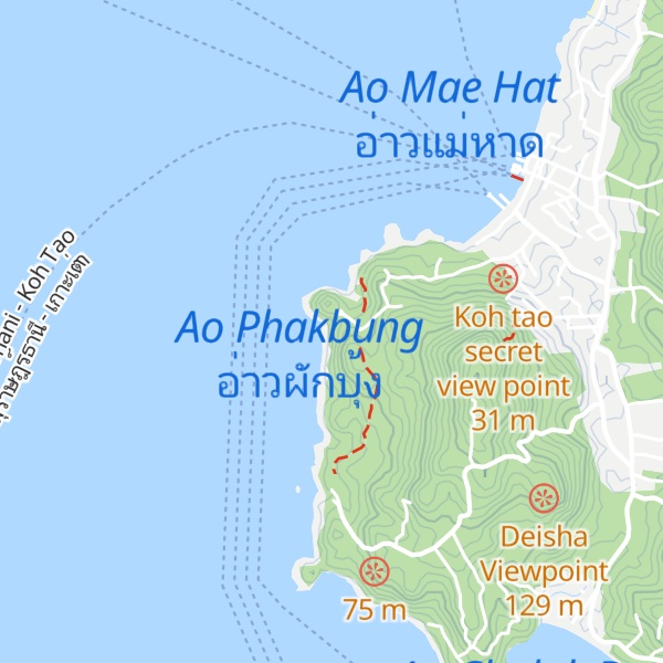 Map of Abandoned Bamboo Huts