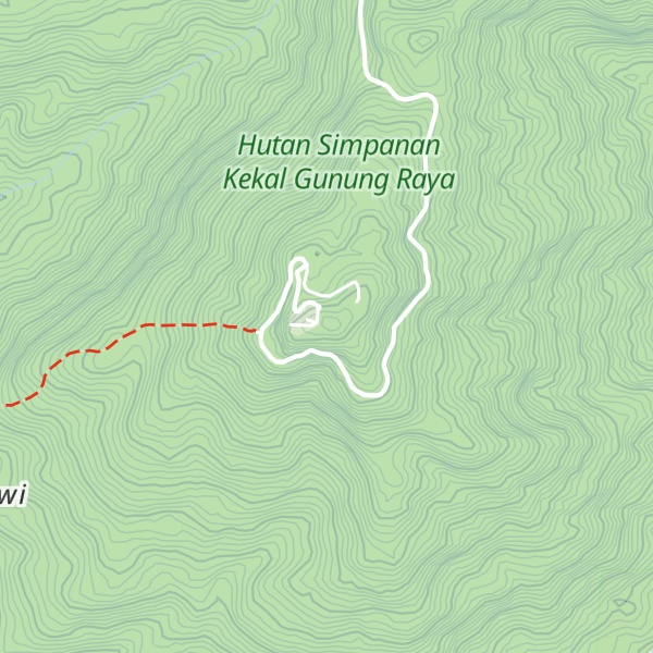 Map of Gunung Raya