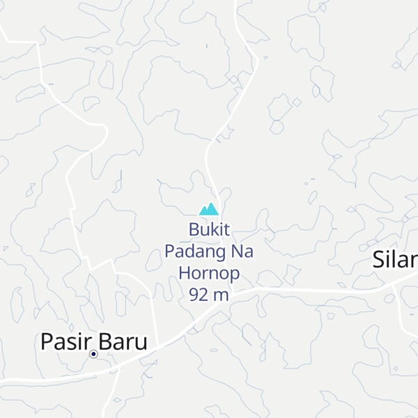 Map of Bukit Padang Na Hornop