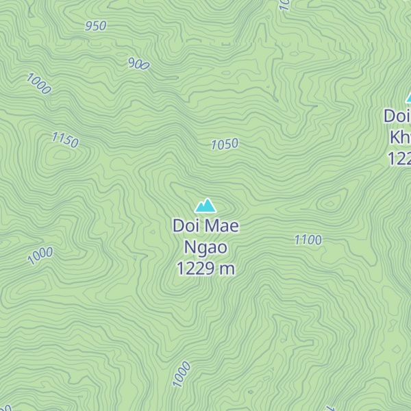 Map of Doi Mae Ngao