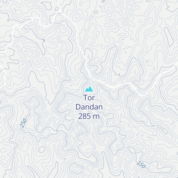 Map of Tor Dandan