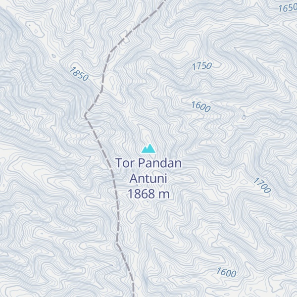Map of Tor Pandan Antuni