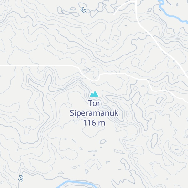 Map of Tor Siperamanuk