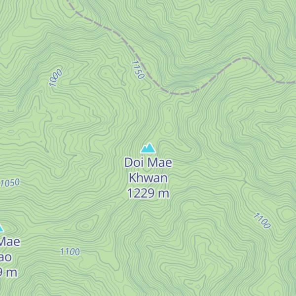 Map of Doi Mae Khwan